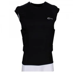 Full Force Wear 3 Pad Shirt Mit Rippenpolsterung, Schwarz