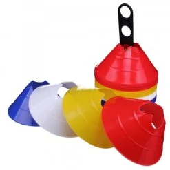 Full Force Wear 40-er Set Bunte Mini Dome Markierungshütchen, Pylonen