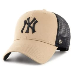 '47 BRAND 47 Brand Trucker Cap - BRANSON New York Yankees Khaki Beige