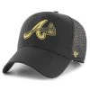 '47 BRAND 47 Brand Trucker Cap - BRANSON Metallic Atlanta Braves