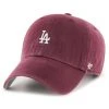 '47 BRAND 47 Brand Adjustable Cap - BASE RUNNER LA Dodgers Maroon