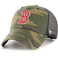 '47 BRAND 47 Brand Trucker Cap - BRANSON Boston Red Sox Wood Camo