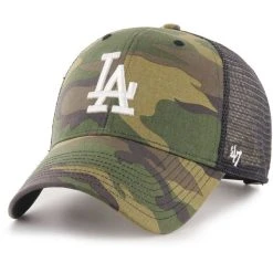 '47 BRAND 47 Brand Trucker Cap - BRANSON Los Angeles Dodgers Wood Camo