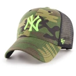 '47 BRAND 47 Brand Trucker Cap - BRANSON NY Yankees Wood Camo