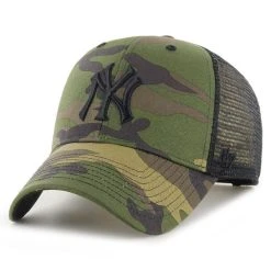 '47 BRAND 47 Brand Trucker Cap - BRANSON NY Yankees Wood Camo