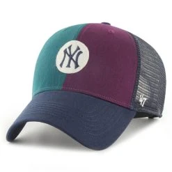 '47 BRAND 47 Brand Trucker Cap - MELROSE MESH New York Yankees Plum