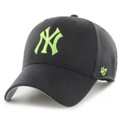 '47 BRAND 47 Brand Snapback Cap - MLB New York Yankees Schwarz / Lime