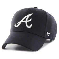 '47 BRAND 47 Brand Relaxed Fit Cap - MLB Atlanta Braves Navy