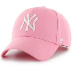 '47 BRAND 47 Brand Curved Snapback Cap - MLB New York Yankees Rosa