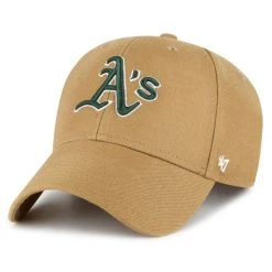 '47 BRAND 47 Brand Snapback Cap - MLB Oakland Athletics Camel Beige
