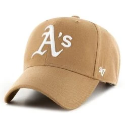 '47 BRAND 47 Brand Snapback Cap - MLB Oakland Athletics Camel Beige