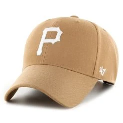 '47 BRAND 47 Brand Snapback Cap - MLB Pittsburgh Pirates Camel Beige