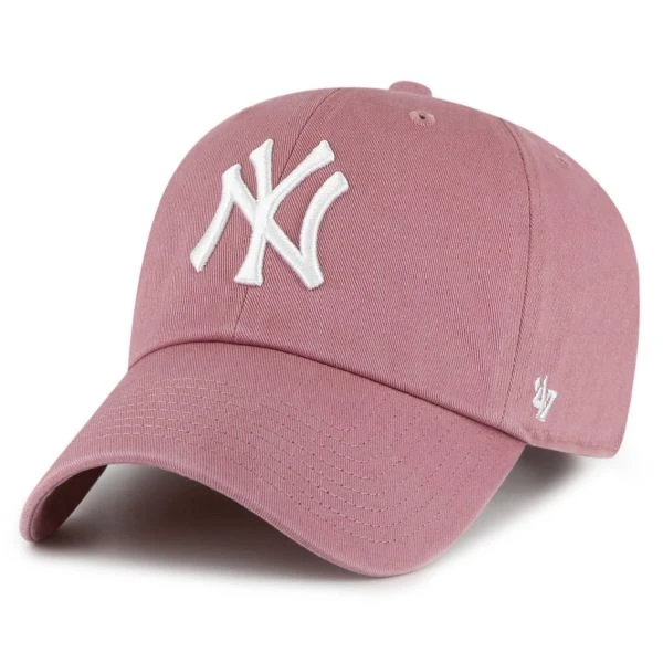 '47 BRAND 47 Brand Adjustable Cap - CLEAN UP New York Yankees Mauve