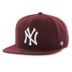 '47 BRAND 47 Brand Snapback Cap - NO SHOT New York Yankees Maroon