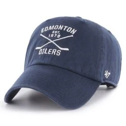 '47 BRAND 47 Brand Adjustable Cap - AXIS Edmonton Oilers Navy