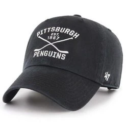 '47 BRAND 47 Brand Adjustable Cap - AXIS Pittsburgh Penguins Schwarz
