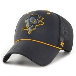 '47 BRAND 47 Brand Snapback Trucker Cap - MESH POP Pittsburgh Penguins