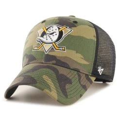 '47 BRAND 47 Brand Trucker Cap - BRANSON Anaheim Ducks Wood Camo