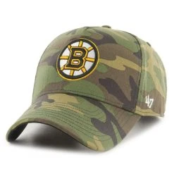 '47 BRAND 47 Brand Adjustable Cap - GROVE Boston Bruins Wood Camo