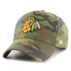 '47 BRAND 47 Brand Adjustable Cap - GROVE Chicago Blackhawks Wood Camo