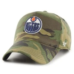 '47 BRAND 47 Brand Adjustable Cap - GROVE Edmonton Oilers Wood Camo
