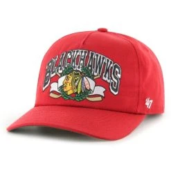 '47 BRAND 47 Brand Snapback Cap - LAUREL Chicago Blackhawks Rot