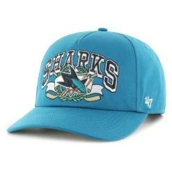 '47 BRAND 47 Brand Snapback Cap - LAUREL San Jose Sharks Teal