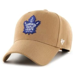 '47 BRAND 47 Brand Snapback Cap - NHL Toronto Maple Leafs Camel Beige