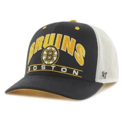 '47 BRAND 47 Brand Deep Profile Snapback Cap - CORNER Boston Bruins