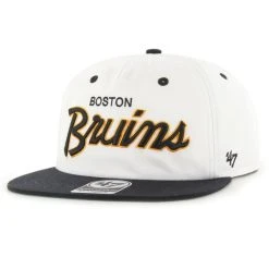 '47 BRAND 47 Brand Snapback Cap - CROSSTOWN Boston Bruins Offwhite