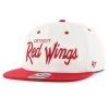 '47 BRAND 47 Brand Snapback Cap - CROSSTOWN Detroit Red Wings Offwhite