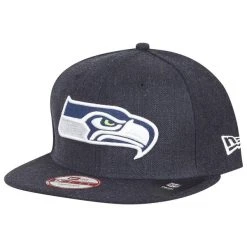 New Era Snapback Cap - NFL Seattle Seahawks Heather Navy