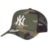 New Era Adjustable Trucker Cap - New York Yankees Wood Camo