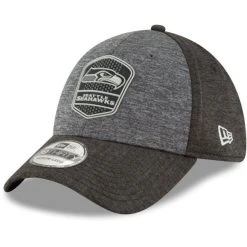 New Era 39Thirty Cap - NFL Black Sideline Seattle Seahawks