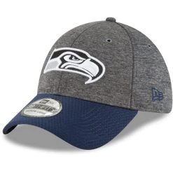 New Era 39Thirty Cap - Sideline Graphite Seattle Seahawks