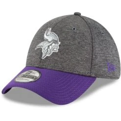 New Era 39Thirty Cap - Sideline Graphite Minnesota Vikings