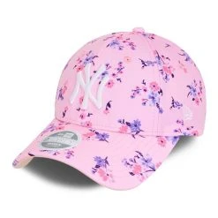New Era 9Forty Damen Cap - FLORAL New York Yankees Rosa