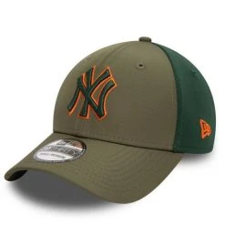New Era 39Thirty Stretch Mesh Cap - New York Yankees Oliv