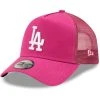 New Era A-Frame Trucker Cap - Los Angeles Dodgers Pink