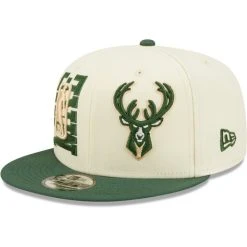 New Era Snapback Cap - NBA 2022 DRAFT Milwaukee Bucks