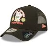New Era Repreve A-Frame Trucker Cap - LUCKY PAWS Schwarz