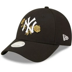 New Era 9Forty Damen Cap - FLORAL New York Yankees Schwarz
