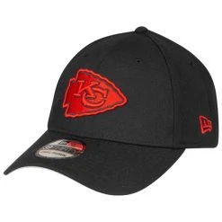 New Era 39Thirty Stretch Cap Kansas City Chiefs Schwarz Rot