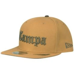 New Era Original-Fit Snapback Cap - TAMPA FLY Panama Tan