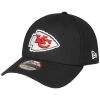 New Era 39Thirty Stretch Cap - Kansas City Chiefs Schwarz