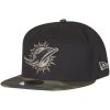 New Era 9Fifty Snapback Cap - Miami Dolphins Schwarz / Camo