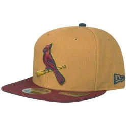 New Era Original-Fit Snapback Cap - St. Louis Cardinals Tan