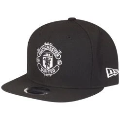 New Era 9Fifty Snapback Cap - Manchester United Schwarz Weiß