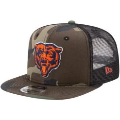 New Era 9Fifty Mesh Snapback Cap Chicago Bears Wood Camo