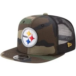 New Era 9Fifty Mesh Snapback Cap Pittsburgh Steelers Wood